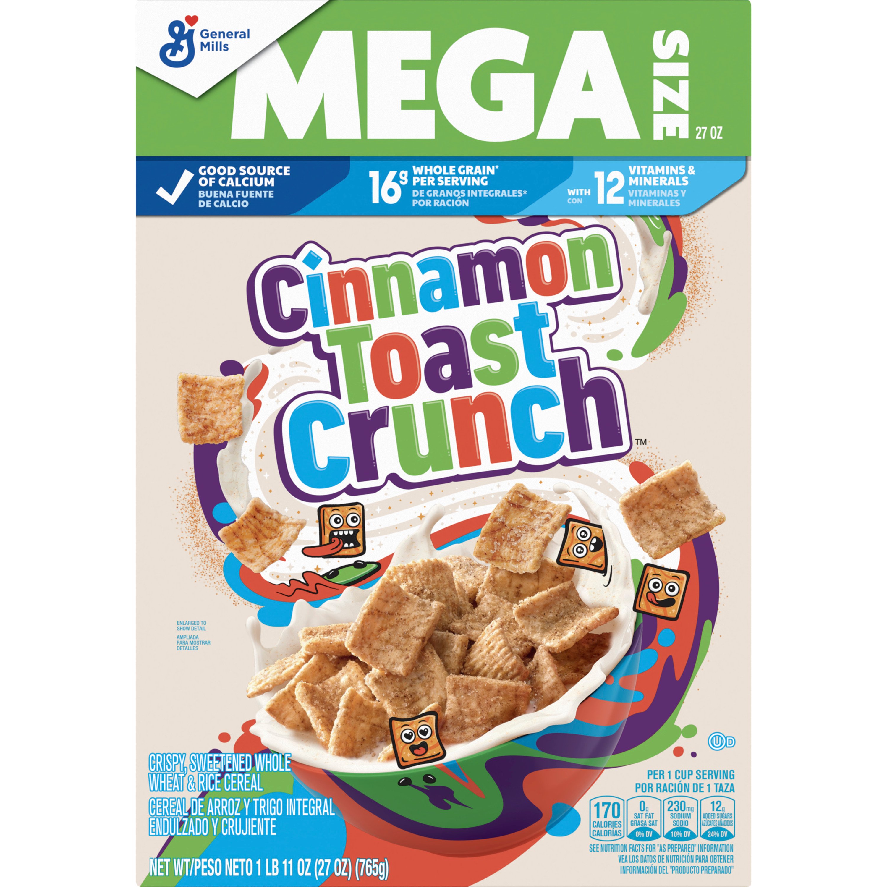 Featured image of post Simple Way to Cereal Cinnamon Toast Crunch Nutrition Label