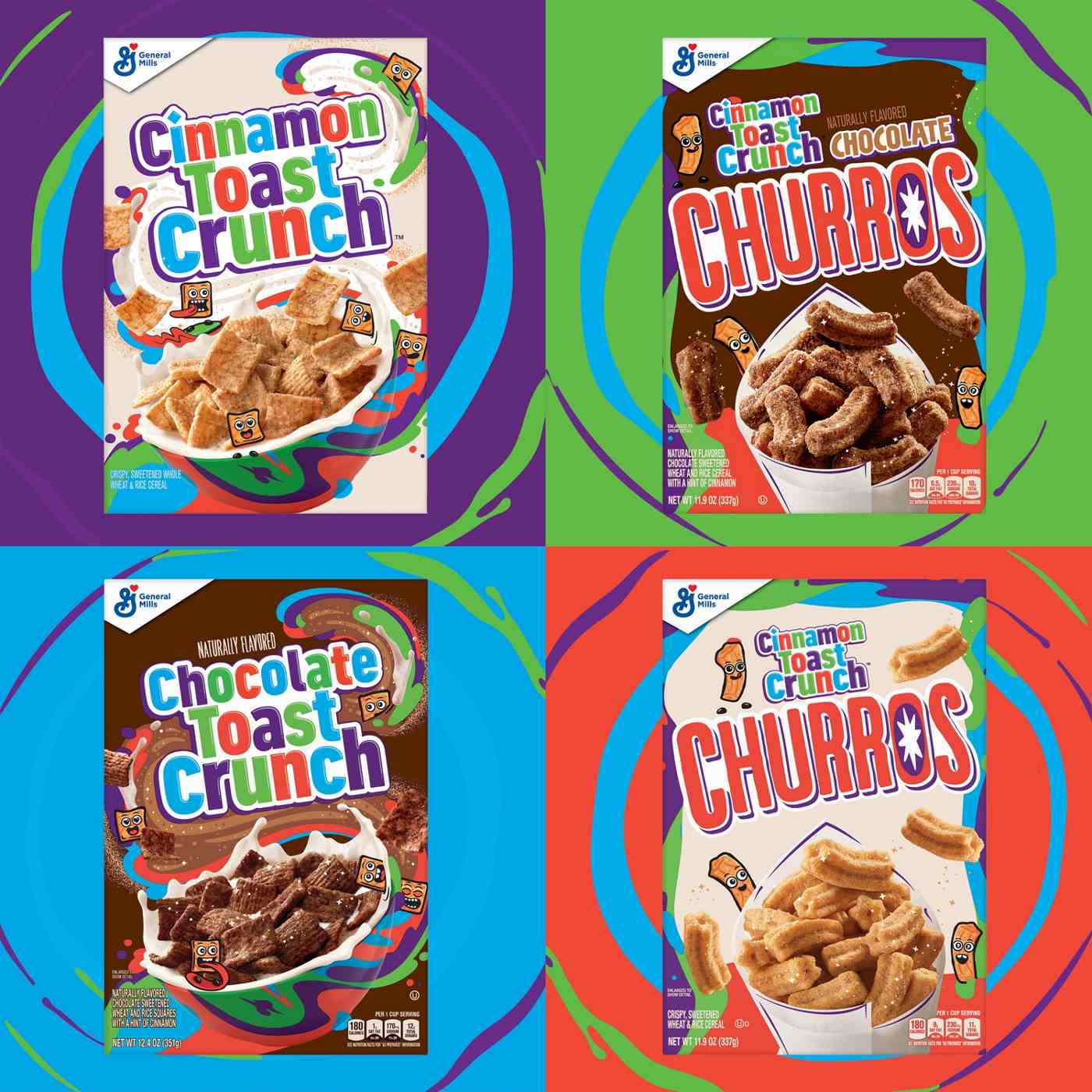 General Mills Cinnamon Toast Crunch Cereal Giant Size Shop Cereal At H E B