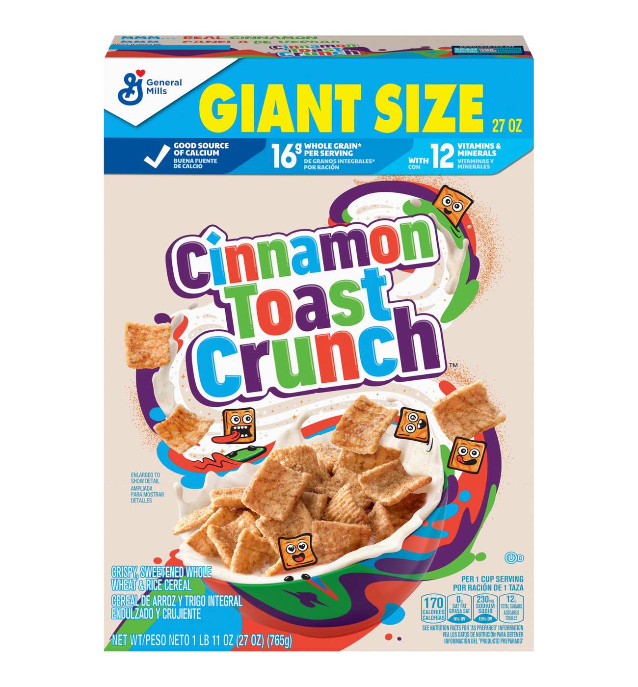 General Mills Cinnamon Toast Crunch Cereal - Giant Size; image 5 of 5
