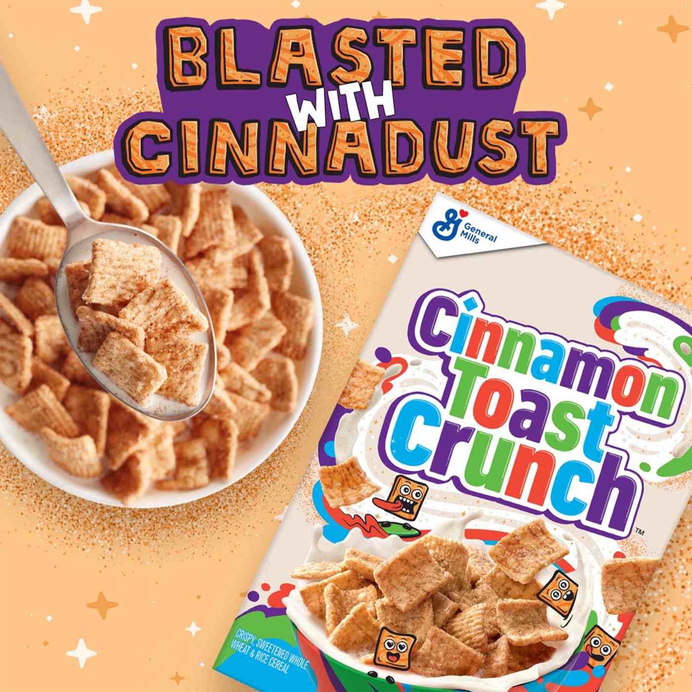 General Mills Cinnamon Toast Crunch Cereal - Mega Size; image 3 of 3