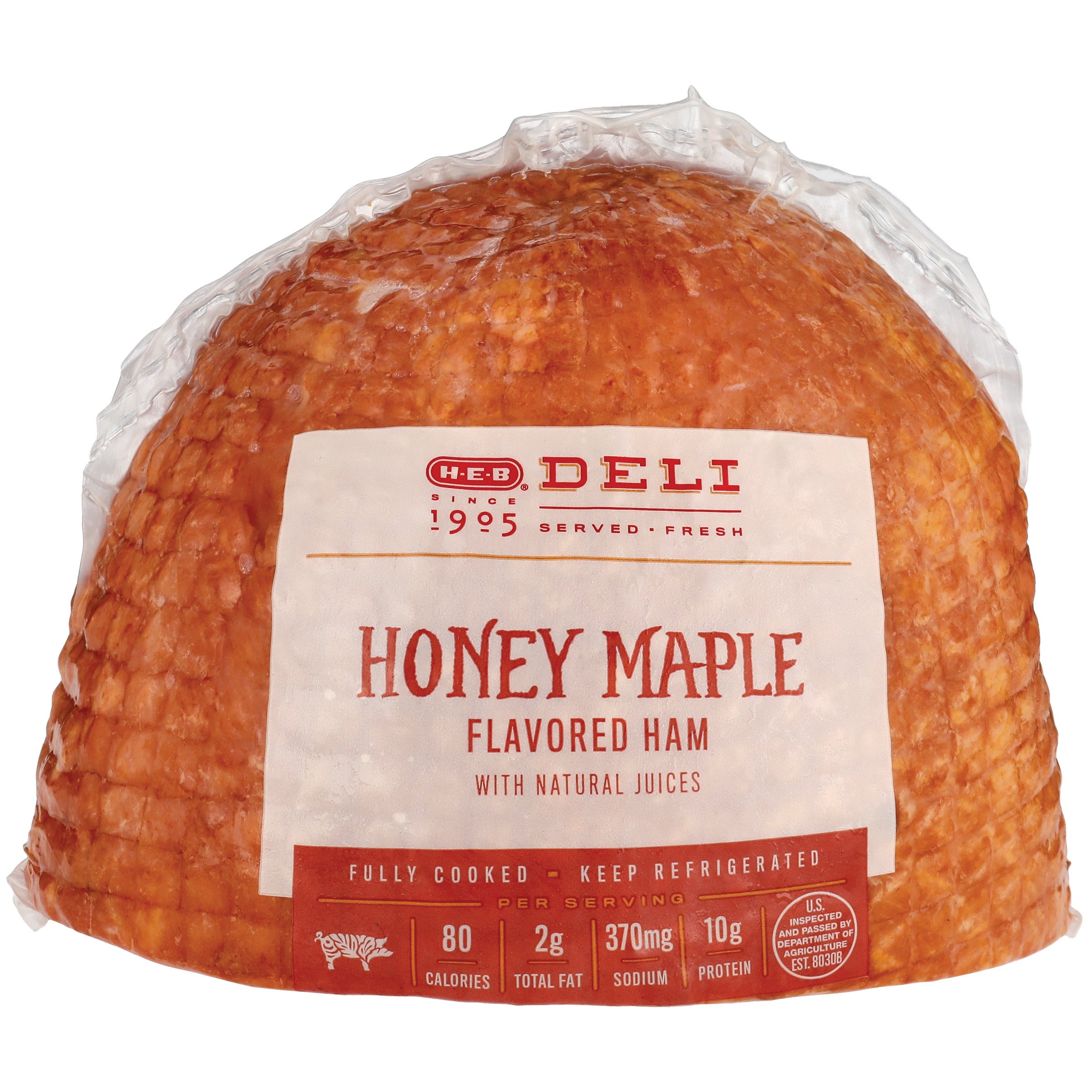 H-E-B Deli Honey Maple-Flavored Ham, Custom Sliced - Shop Meat At H-E-B