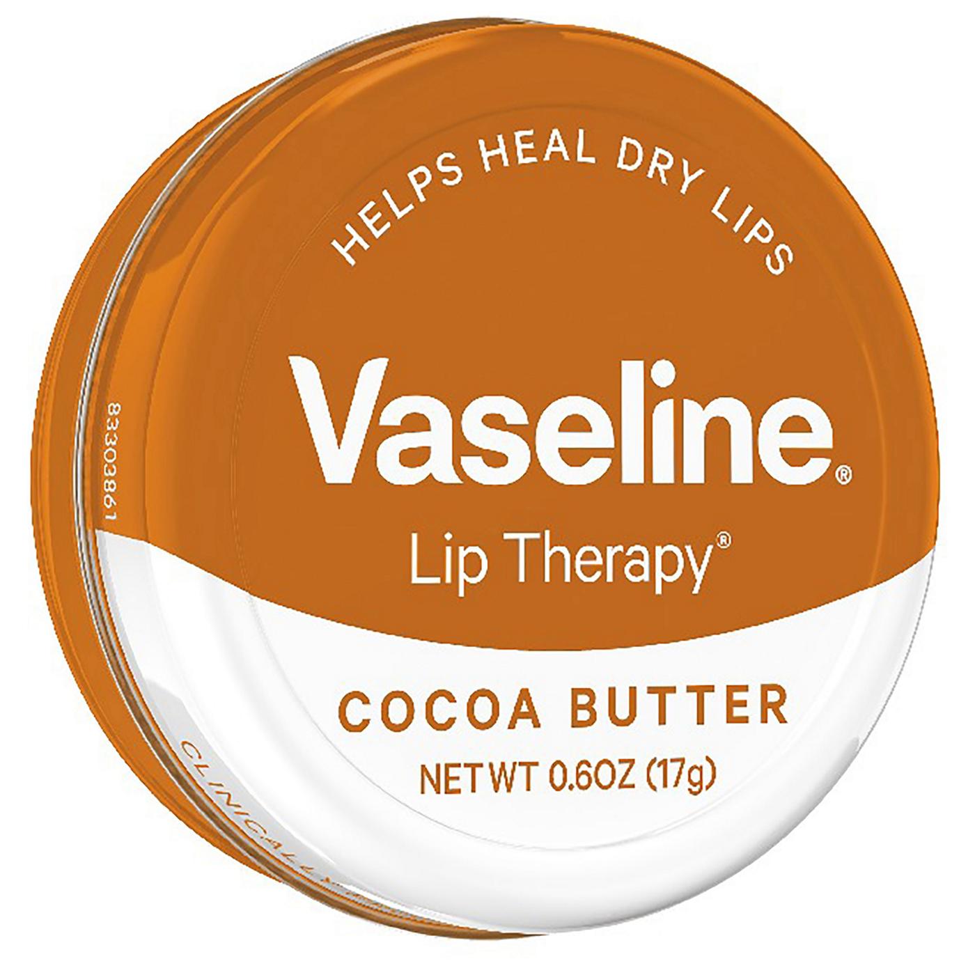 Vaseline Lip Therapy Cocoa Butter Tin; image 2 of 4