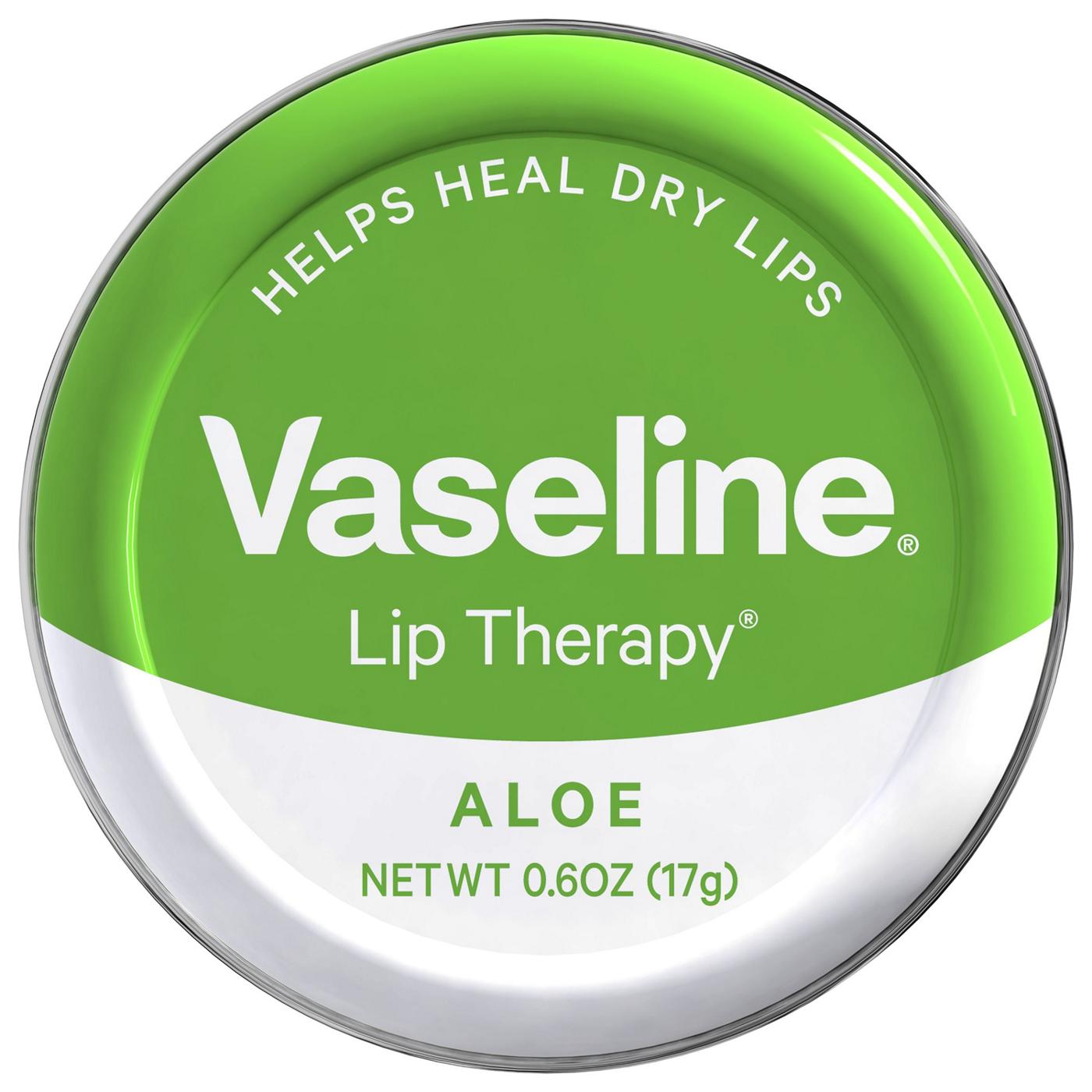 Vaseline Lip Therapy Aloe Tin; image 1 of 3