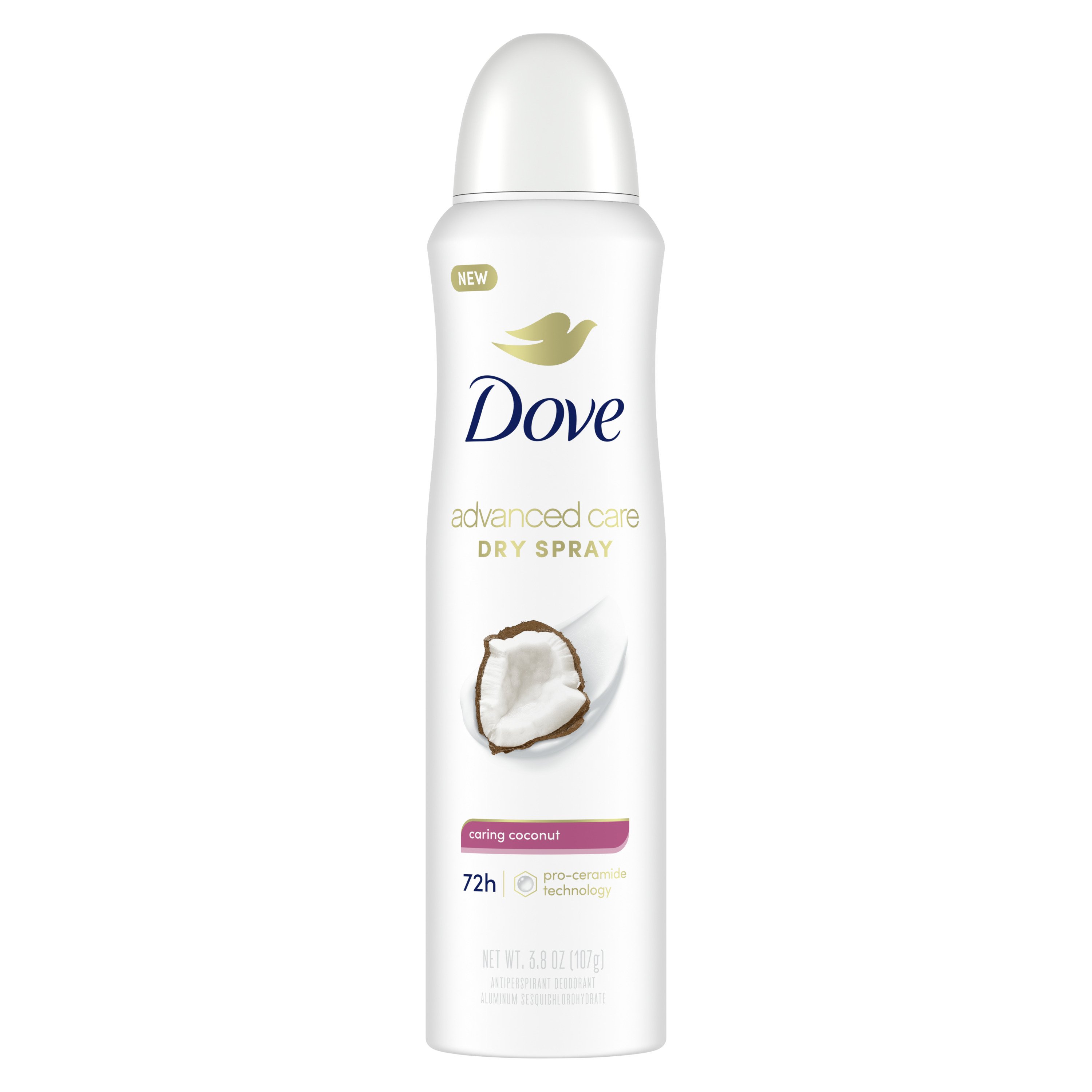Dove Advanced Care Dry Spray Antiperspirant Deodorant Caring Coconut