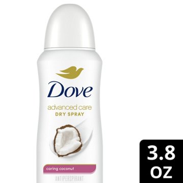 Dove Advanced Care Dry Spray Antiperspirant Deodorant - Coconut, 3.8 oz