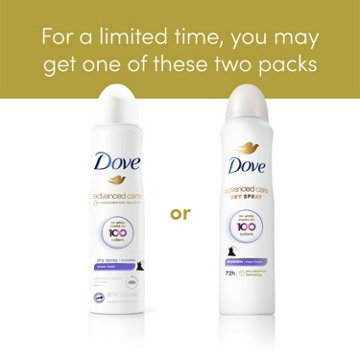 Dove Advanced Care Invisible Dry Spray - Sheer Fresh