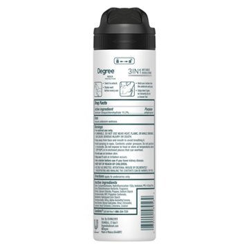Degree Men 72 Hr UltraClear Antiperspirant Deodorant Dry Spray - Black+White