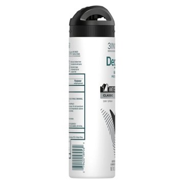 Degree Men 72 Hr UltraClear Antiperspirant Deodorant Dry Spray - Black+White
