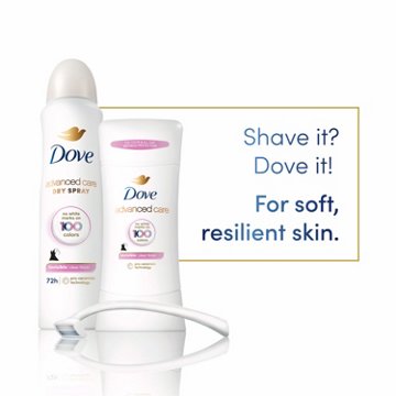 Dove Antiperspirant Deodorant Stick Clear Finish 