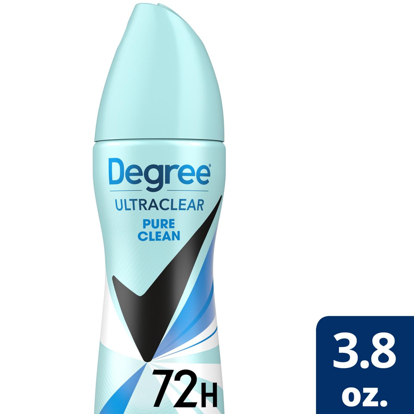 Degree 72 Hr UltraClear Antiperspirant Deodorant Dry Spray Pure Clean