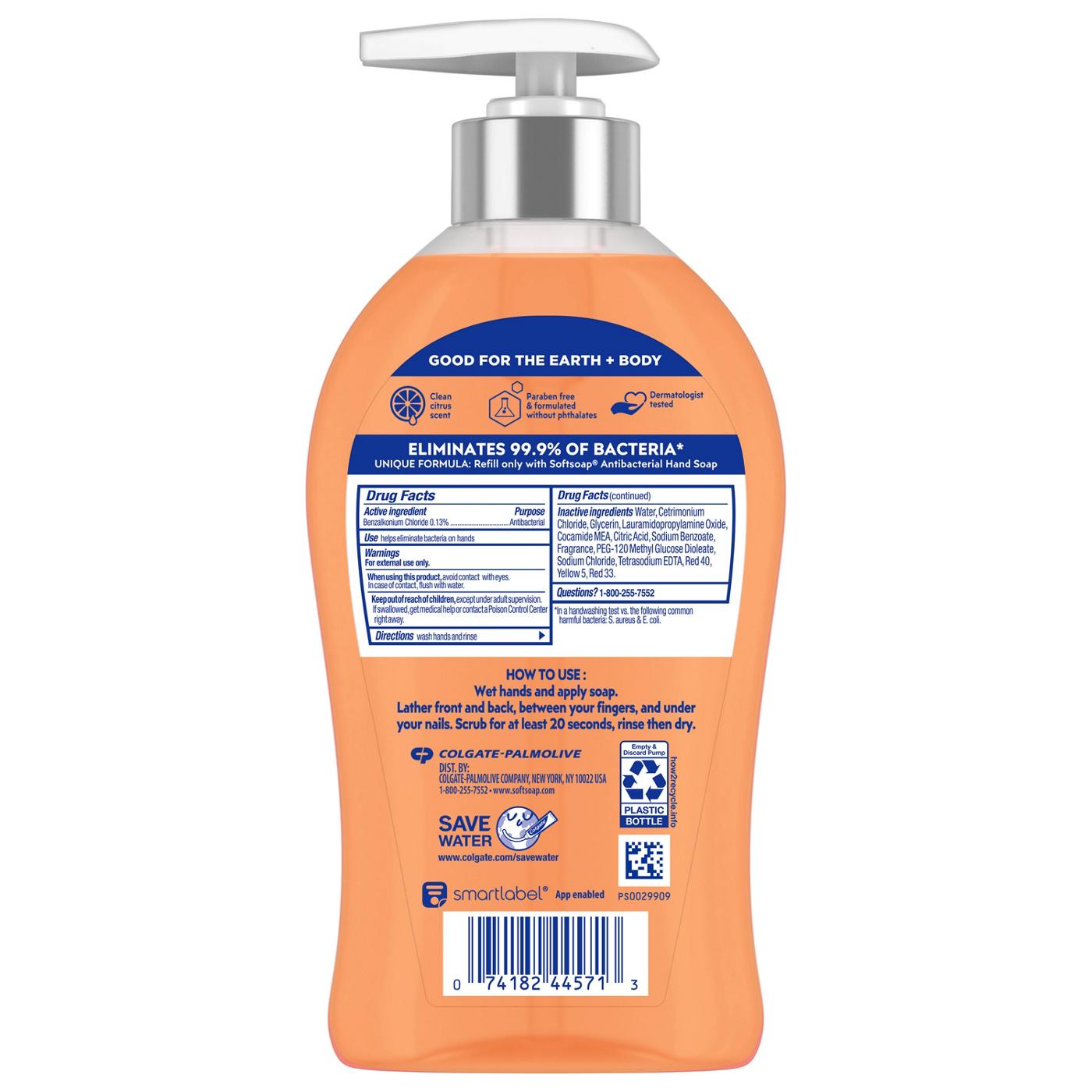 Softsoap Antibacterial Liquid Hand Soap Pump - Crisp Clean; image 2 of 9