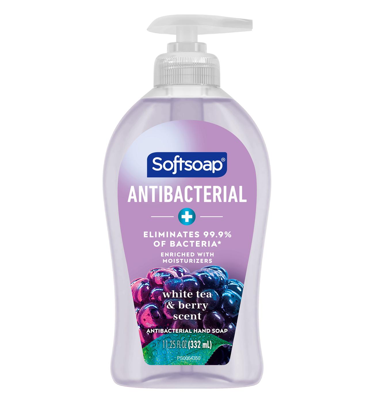 Softsoap Antibacterial Liquid Hand Soap - White Tea & Berry; image 3 of 14