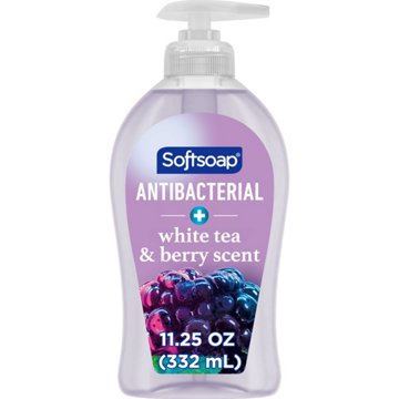 Softsoap Antibacterial Liquid Hand Soap - White Tea & Berry, 11.25 oz