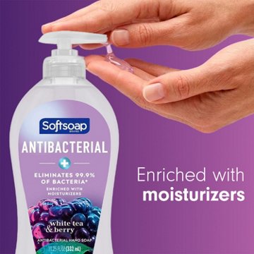 Softsoap Antibacterial Liquid Hand Soap - White Tea & Berry
