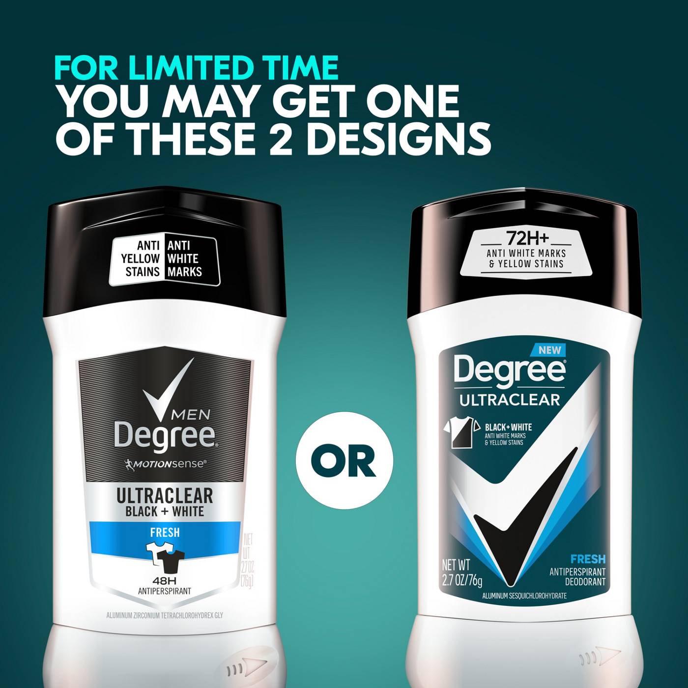 Degree Men UltraClear Antiperspirant Deodorant - Fresh; image 4 of 7