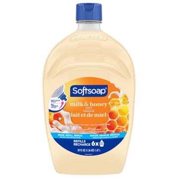 Softsoap Moisturizing Hand Soap Refill - Milk & Golden Honey, 50 oz