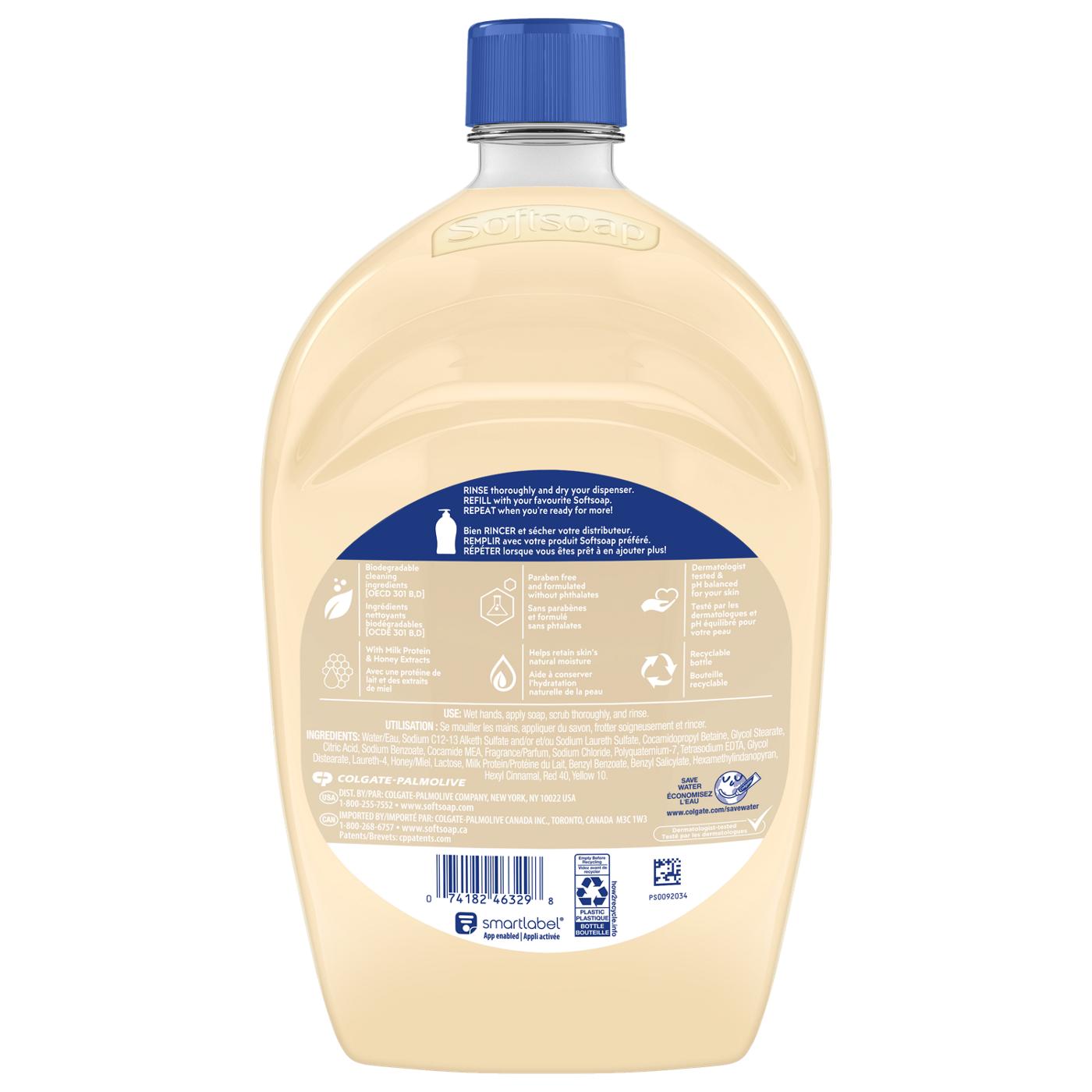 Softsoap Moisturizing Hand Soap Refill - Milk & Golden Honey; image 5 of 14