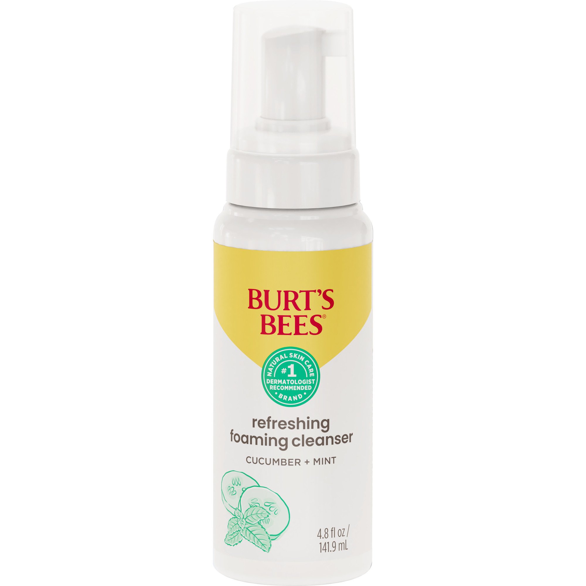 Burt's Bees Cucumber & Mint Refreshing Foaming Face Cleanser Shop