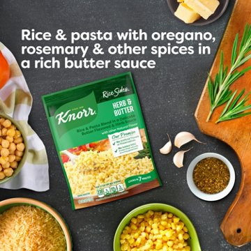 Knorr Rice Sides Herb & Butter Long Grain Rice and Vermicelli Pasta Blend