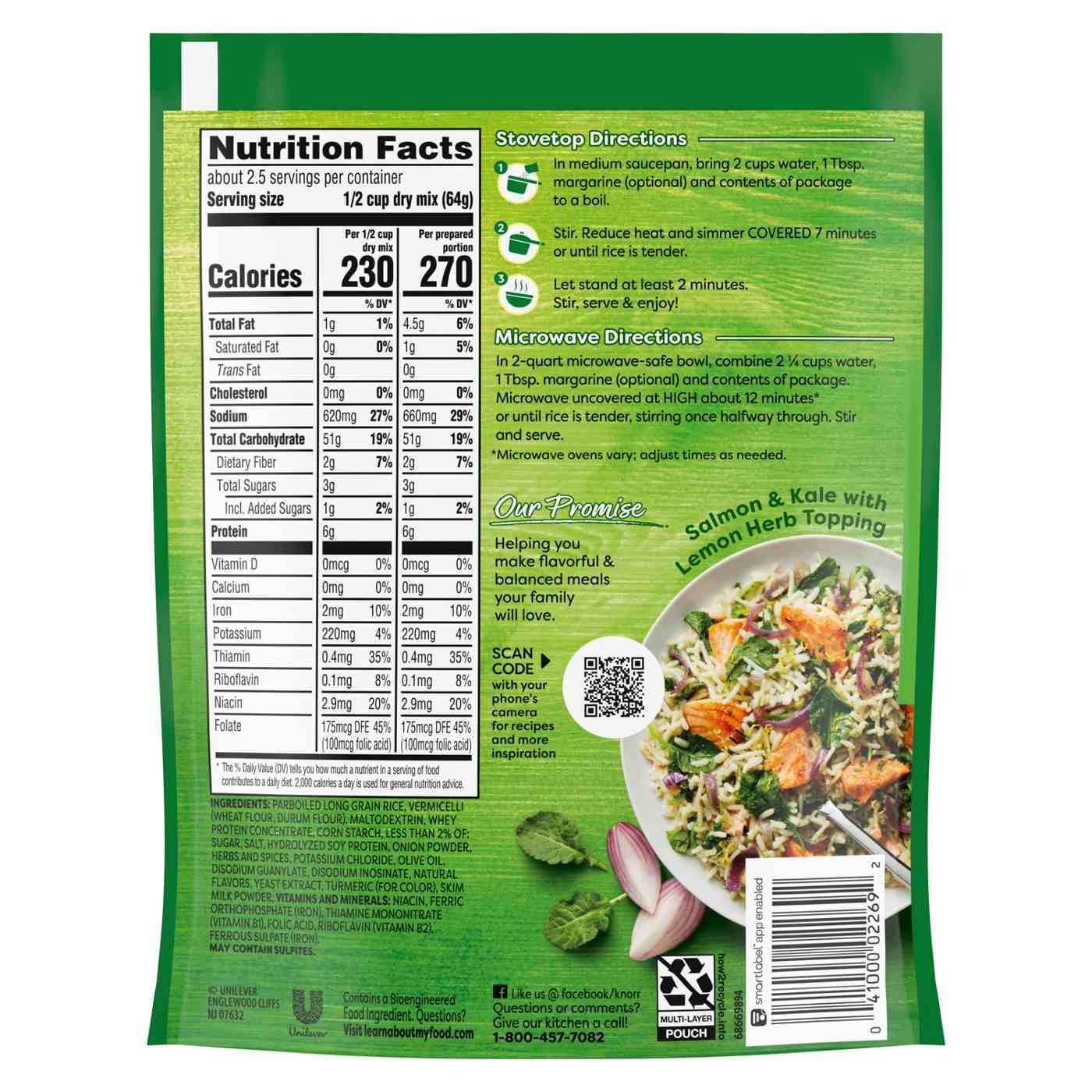 Knorr Rice Sides Herb & Butter Long Grain Rice and Vermicelli Pasta Blend; image 3 of 8