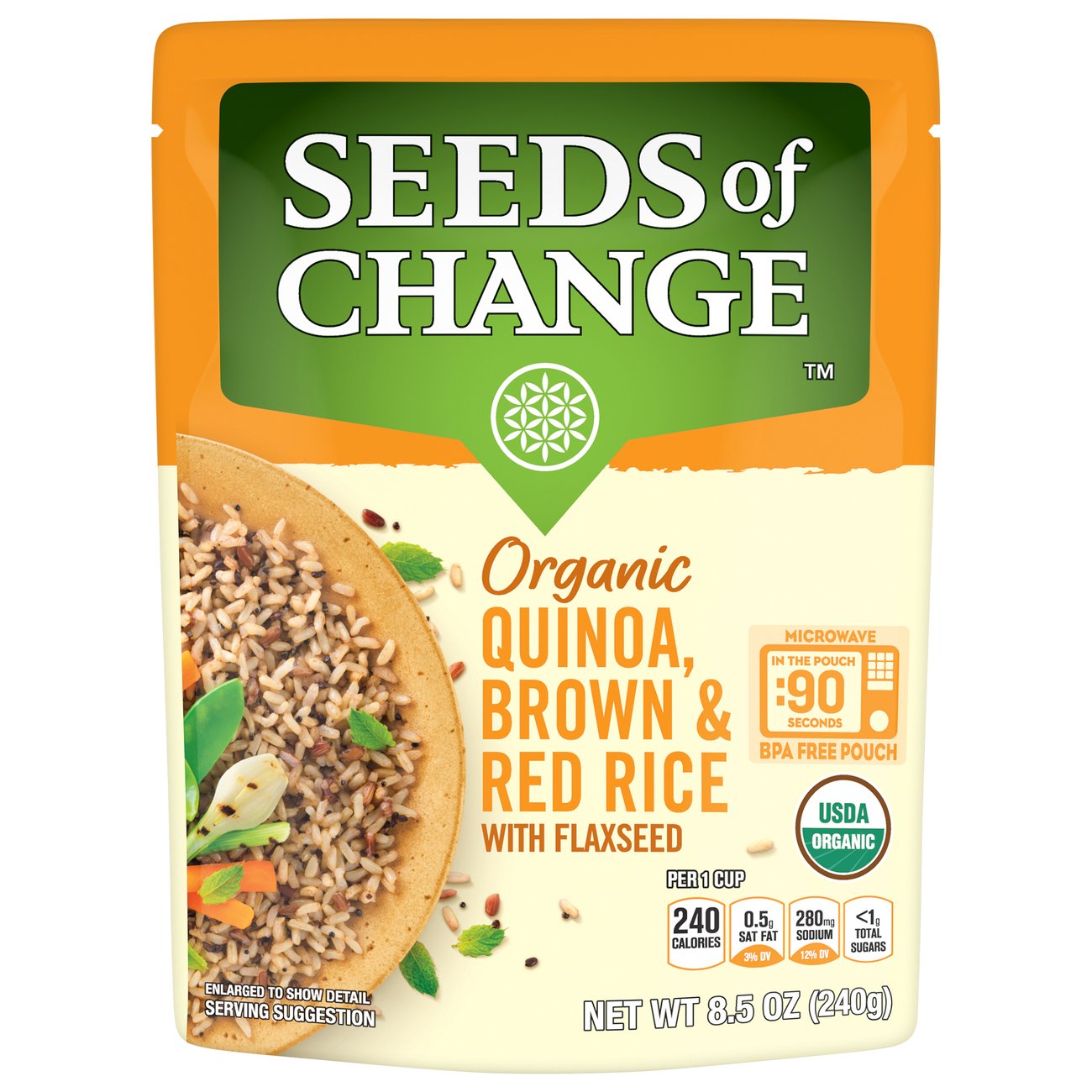 Seeds of Change Quinoa Brown & Red Rice with Flaxseed Shop Rice