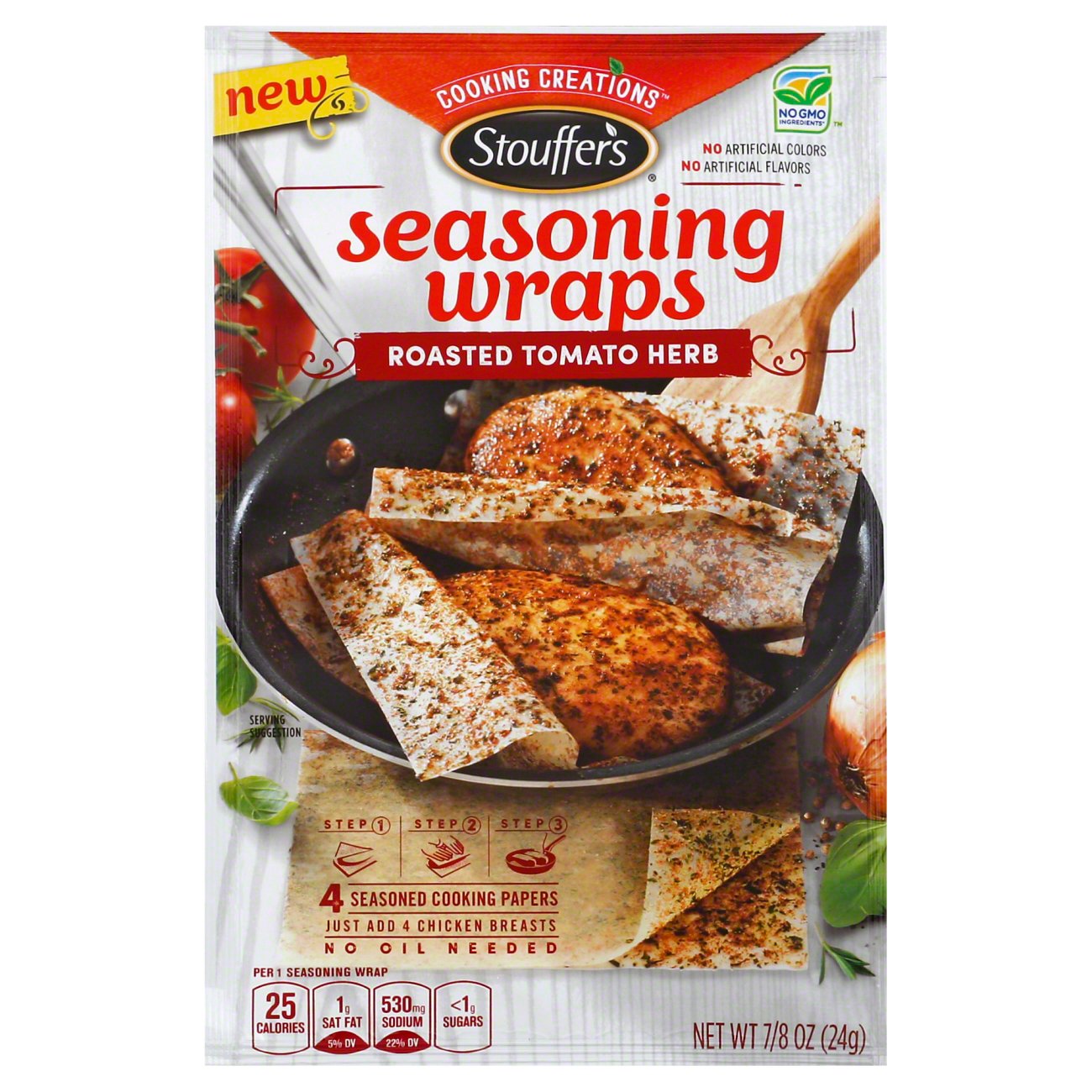 Stouffer's Seasoning Wraps Roasted Tomato Herb - Shop Spice mixes at H-E-B