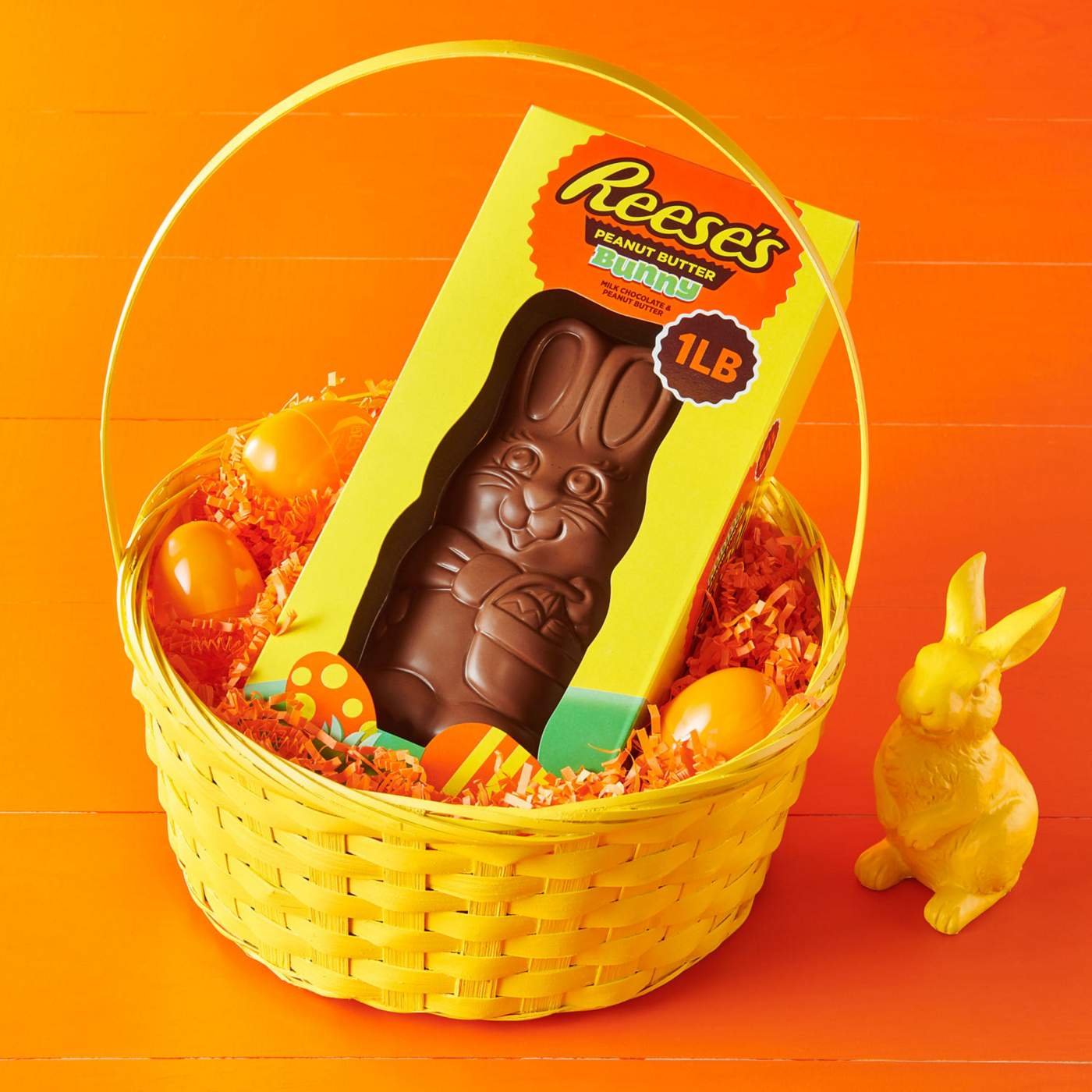 Reese's Milk Chocolate Peanut Butter Easter Bunny Candy; image 5 of 9