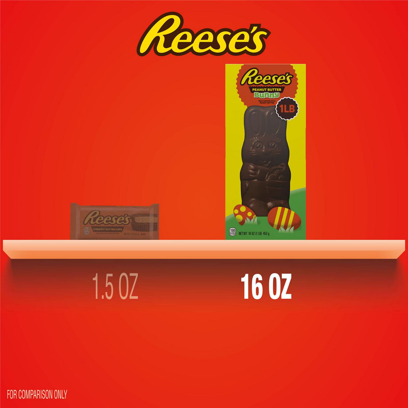 Reese's Milk Chocolate Peanut Butter Easter Bunny Candy; image 6 of 9