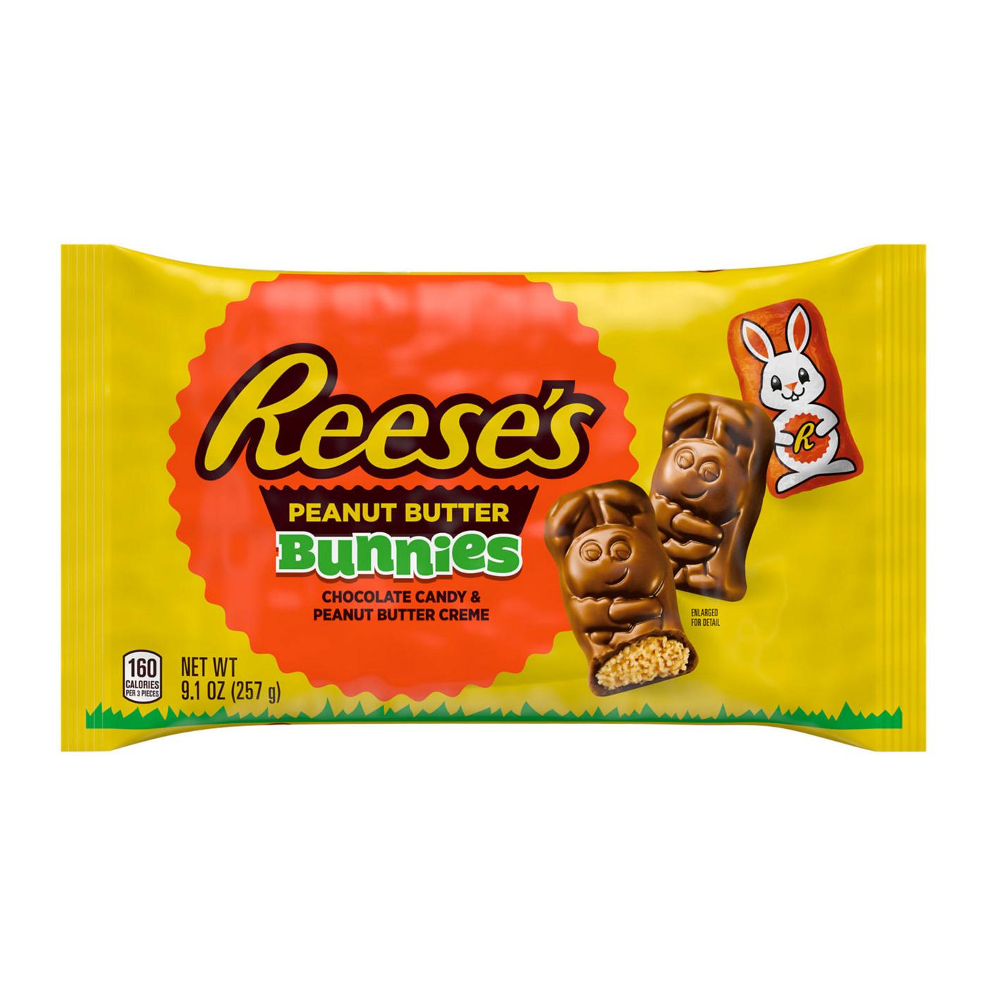 Reese's Chocolate Peanut Butter Creme Bunnies Easter Candy; image 1 of 8