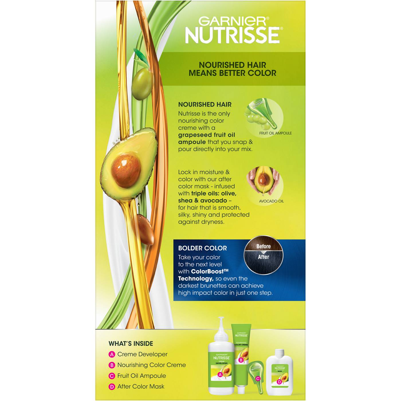 Garnier Nutrisse Ultra Color Nourishing Color Creme - IN1 Dark Intense Indigo; image 3 of 7