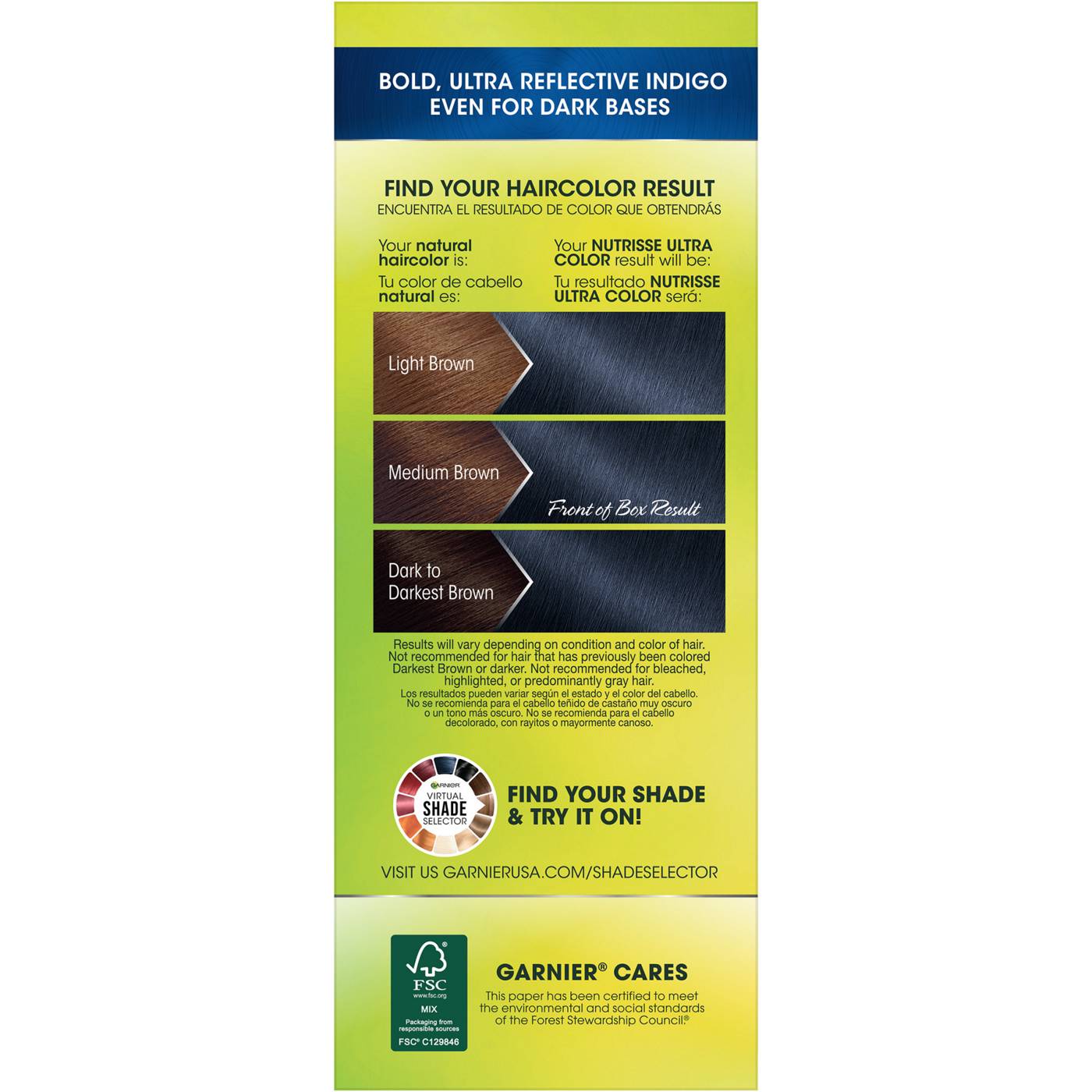 Garnier Nutrisse Ultra Color Nourishing Color Creme - IN1 Dark Intense Indigo; image 6 of 7