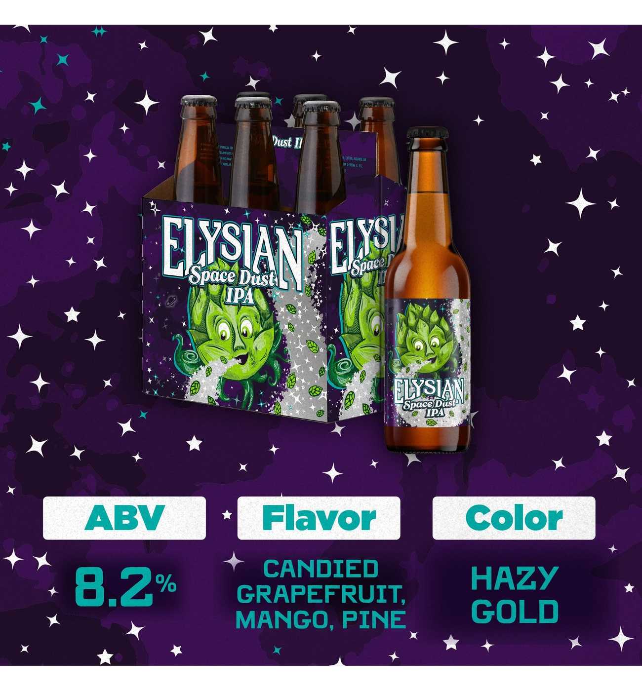 Elysian Space Dust IPA Craft Beer 6 pk  Bottles; image 6 of 8