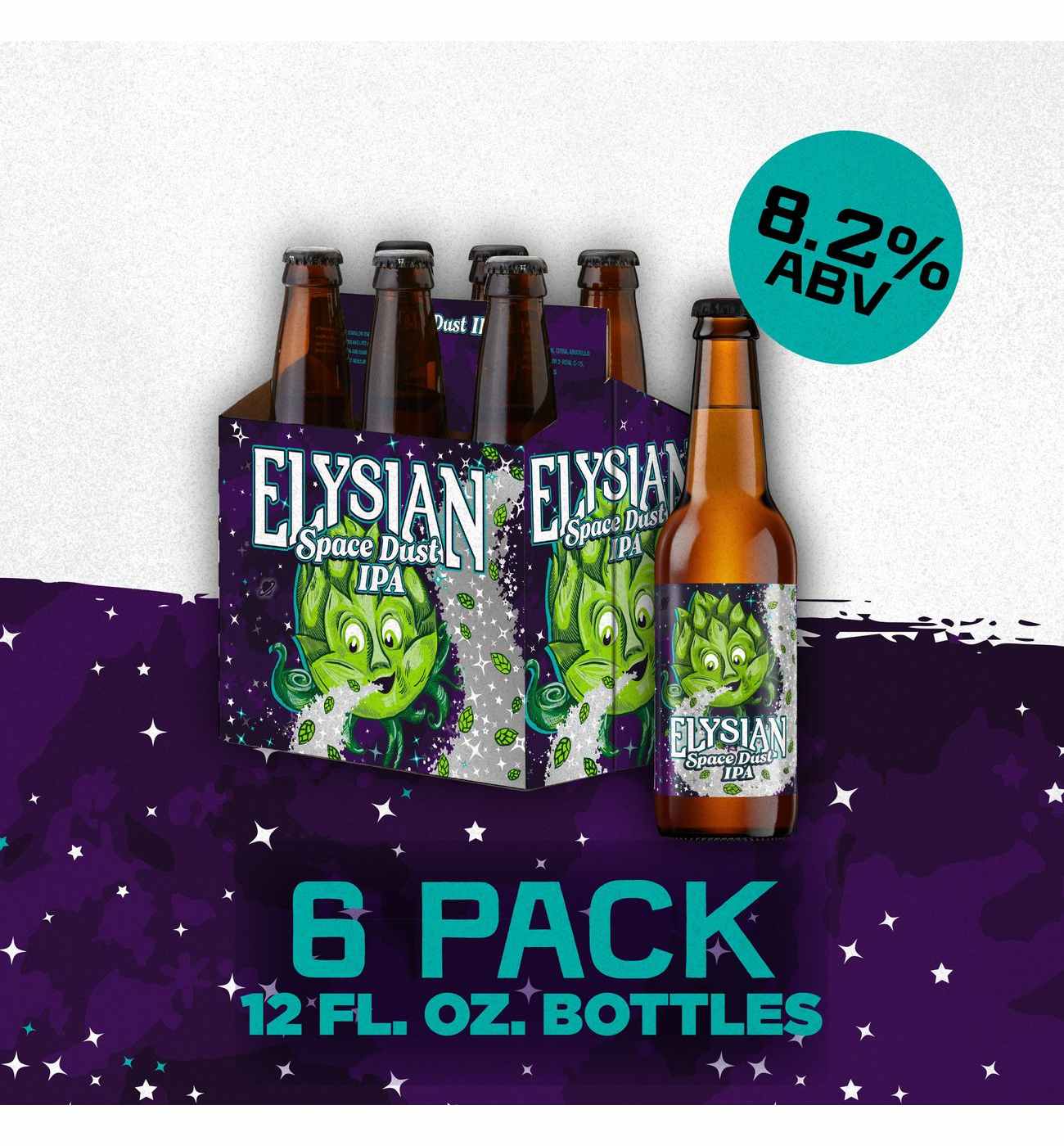Elysian Space Dust IPA Craft Beer 6 pk  Bottles; image 7 of 8
