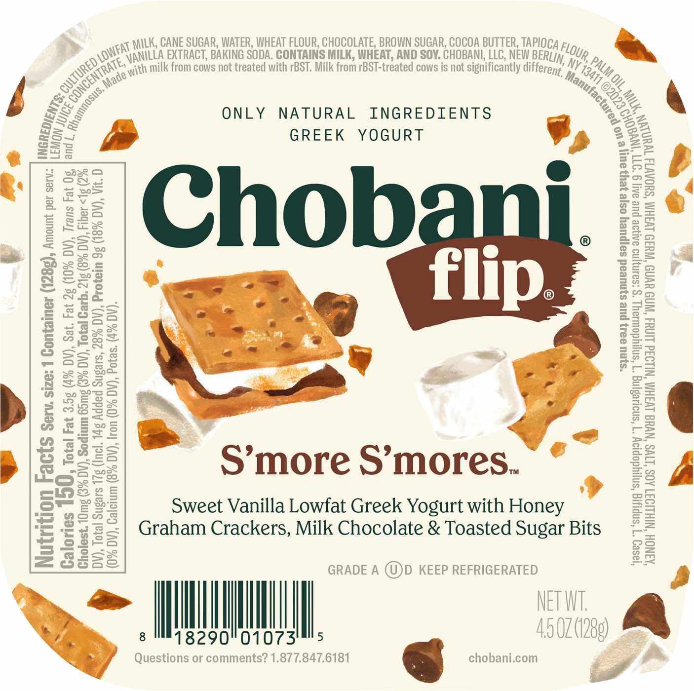 Chobani Flip Low-Fat S'more S'mores Greek Yogurt; image 2 of 2