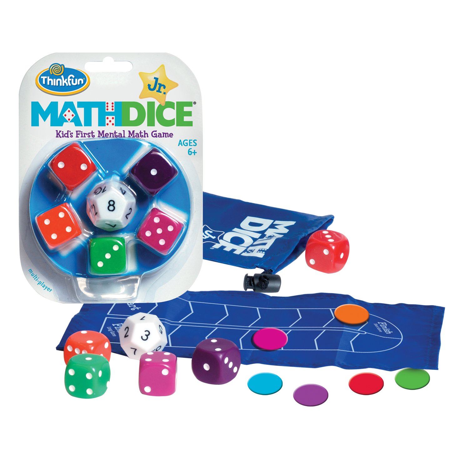 Thinkfun Math Dice Jr. Dice Game Shop Toys at HEB
