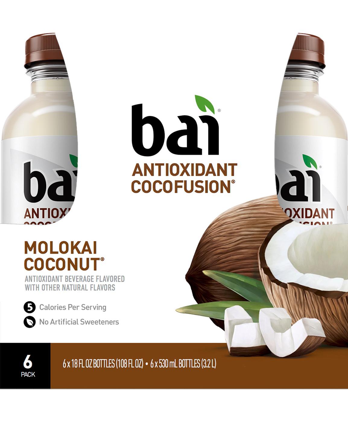Bai Cocofusions Molokai Coconut Beverage 18 oz Bottles; image 1 of 4