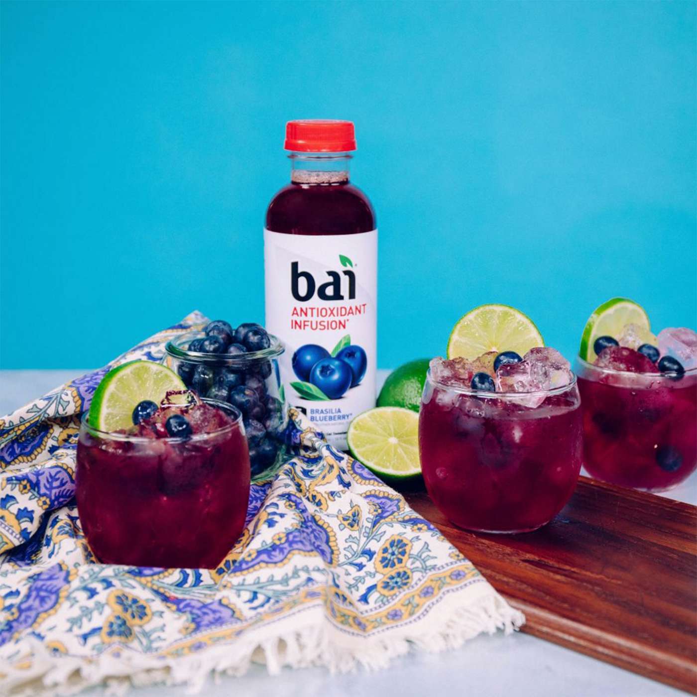 Bai Brasilia Blueberry Beverage 18 oz Bottles; image 2 of 4