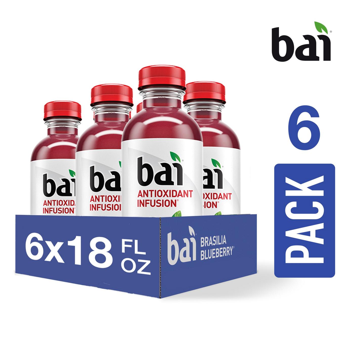 Bai Brasilia Blueberry Beverage 18 oz Bottles; image 4 of 4