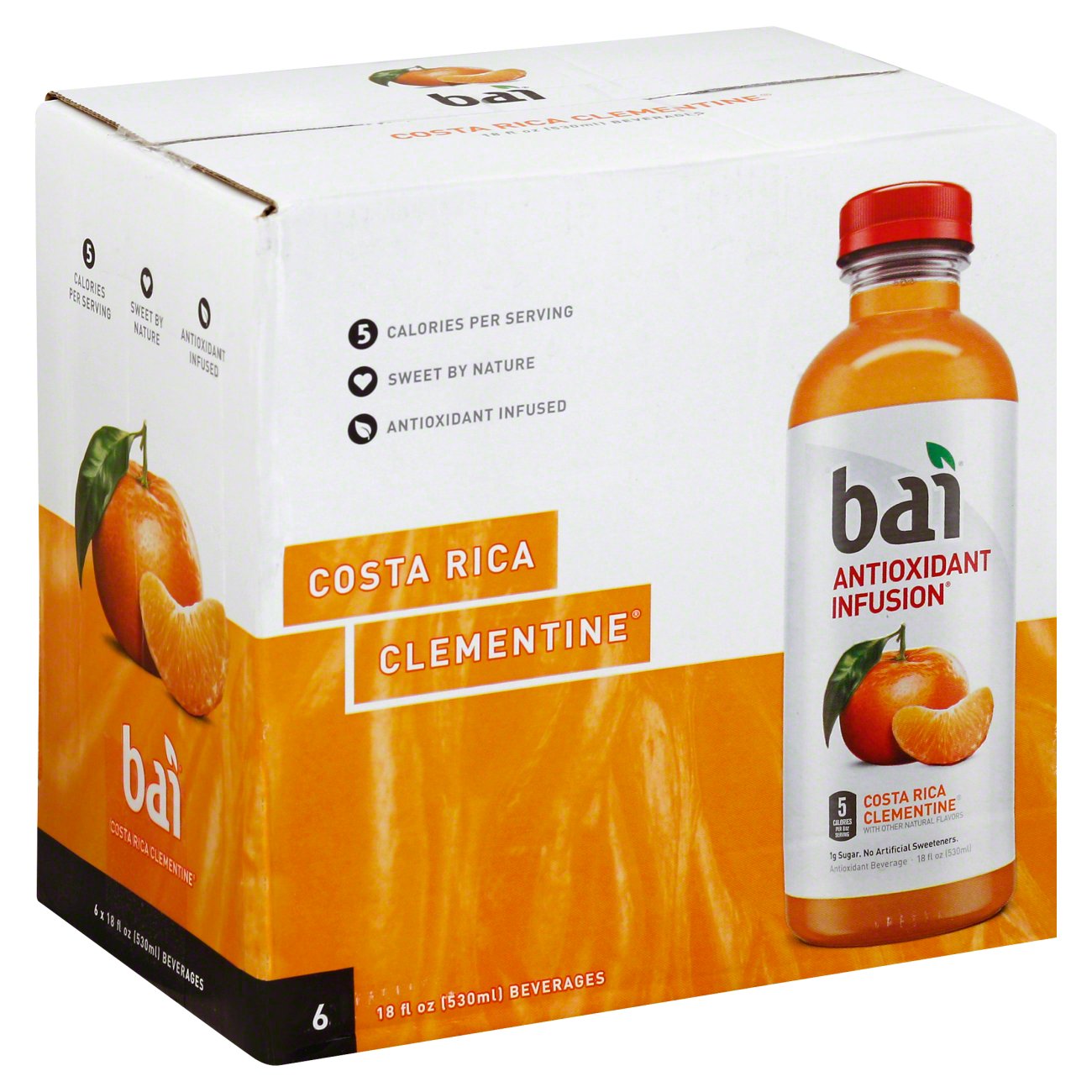 Bai Costa Rica Clementine Beverage Shop Water at HEB