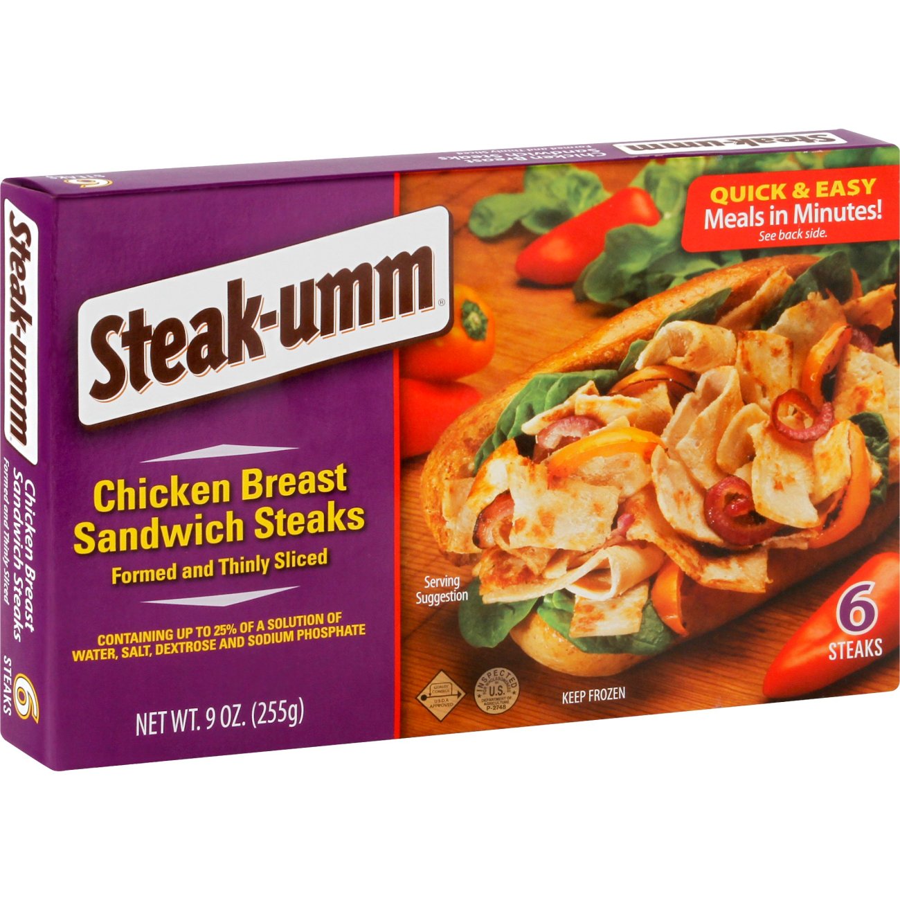 Steak-umm Chicken Breast Sandwich Steaks - Shop Sandwiches ...