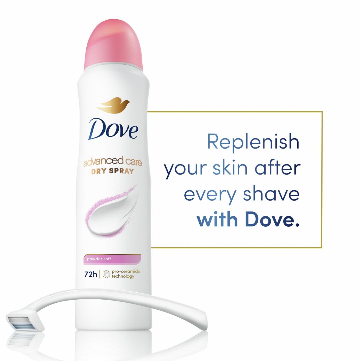 Dove Advanced Care Dry Spray Antiperspirant Deodorant - Powder Soft; image 5 of 8