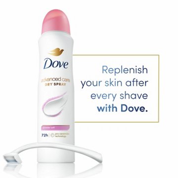 Dove Advanced Care Dry Spray Antiperspirant Deodorant - Powder Soft