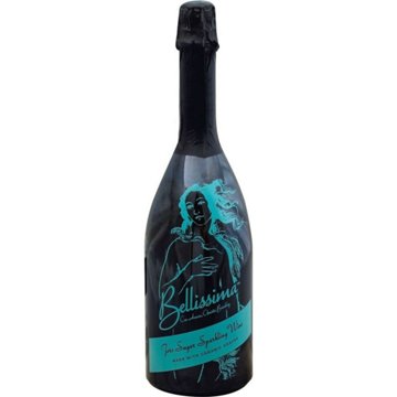 Bellissima Organic Zero Sugar France Sparkling Wine, 750 mL
