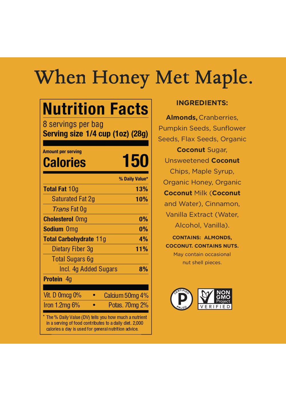 Cleverly Grain-Free No-Grain-Ola - When Honey Met Maple; image 2 of 6