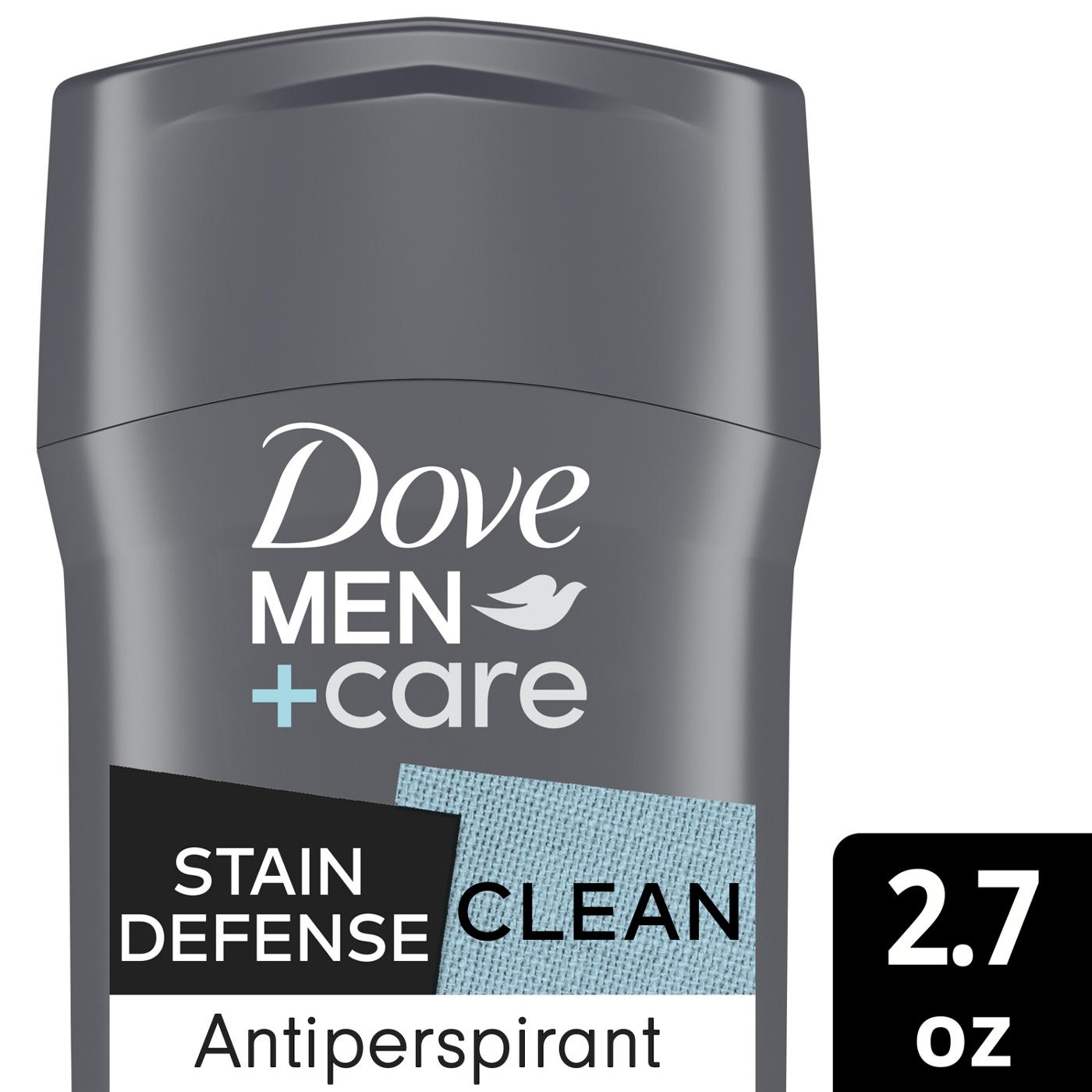 Dove Men+Care Antiperspirant Deodorant Stain Defense Clean; image 2 of 7