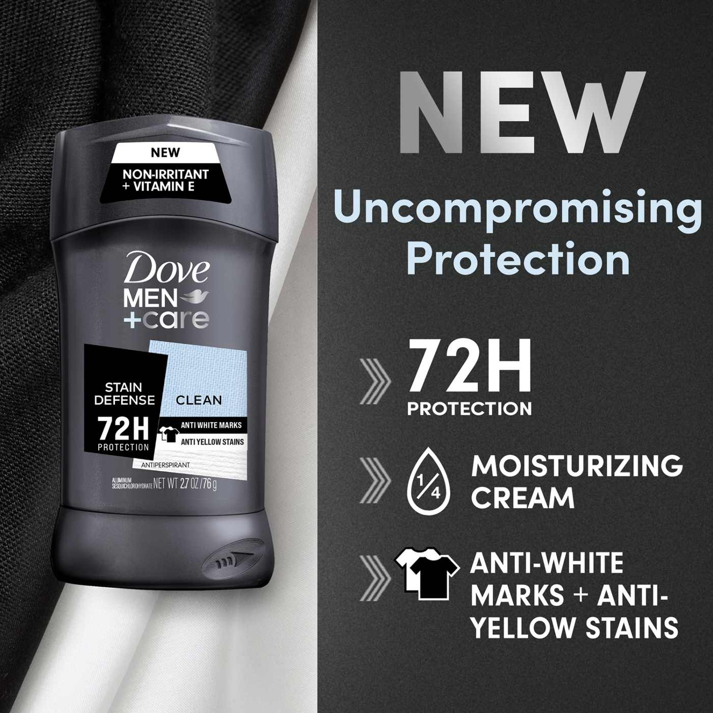 Dove Men+Care Antiperspirant Deodorant Stain Defense Clean; image 4 of 7