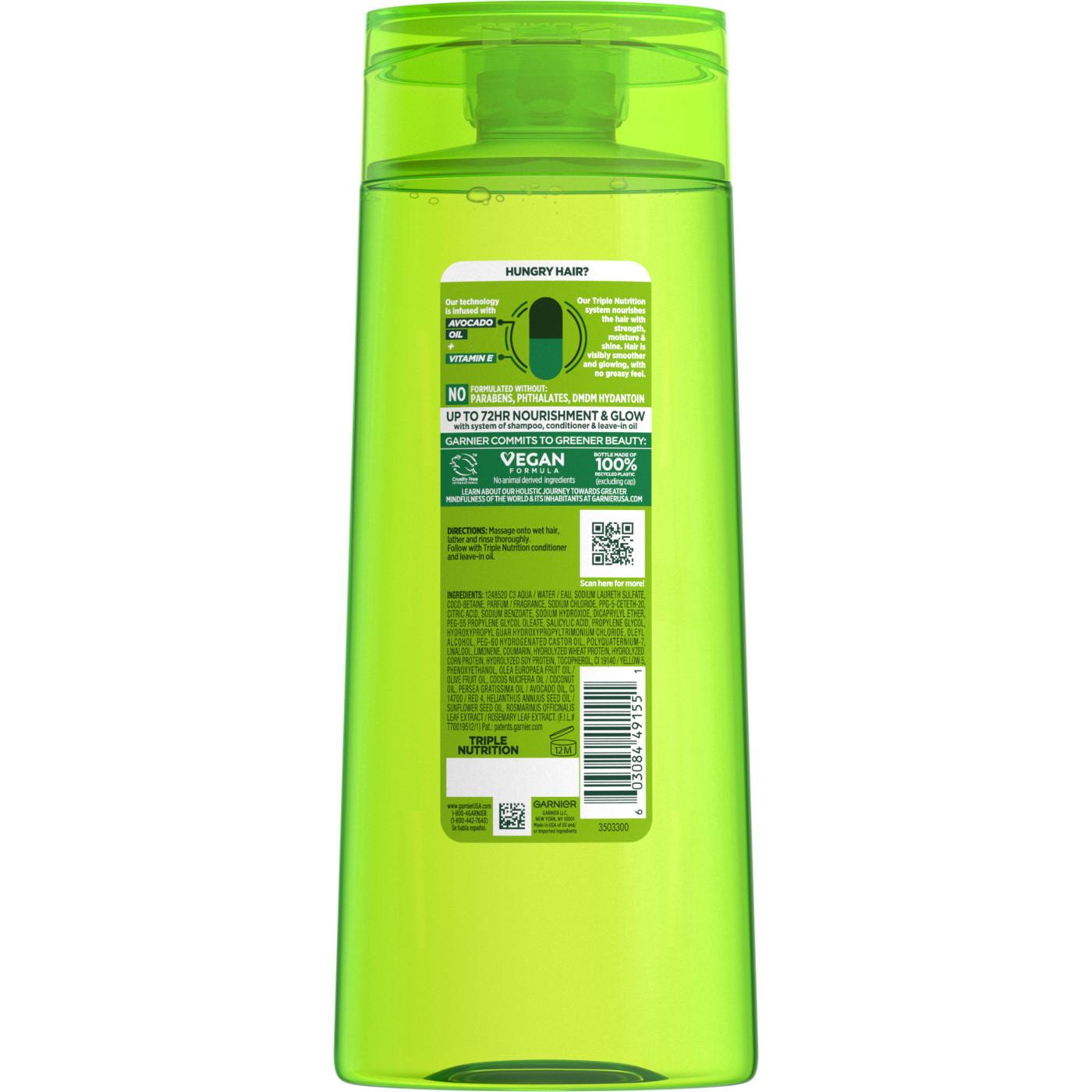 Garnier Fructis Triple Nutrition Nourishing Shampoo; image 8 of 8