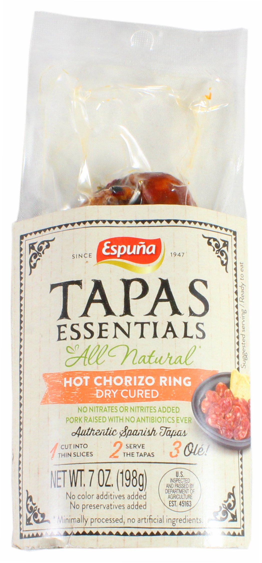 Espuna Tapas Essentials Hot Chorizo Ring, 7 oz | Central Market ...
