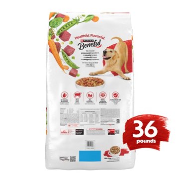 Beneful Purina Originals Natural Dog Food Dry Recipe - Farm-Raised Beef