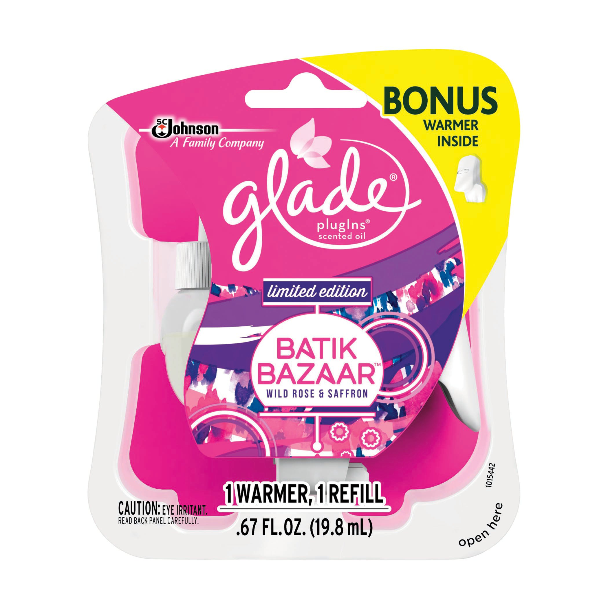 Glade Plugins Scented Oil Batik Bazaar With Free Warmer Shop Air Fresheners & Candles at HEB